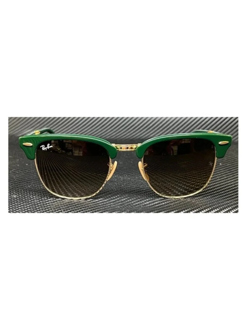 New RAY BAN Men Green Sunglasses 51-21-145